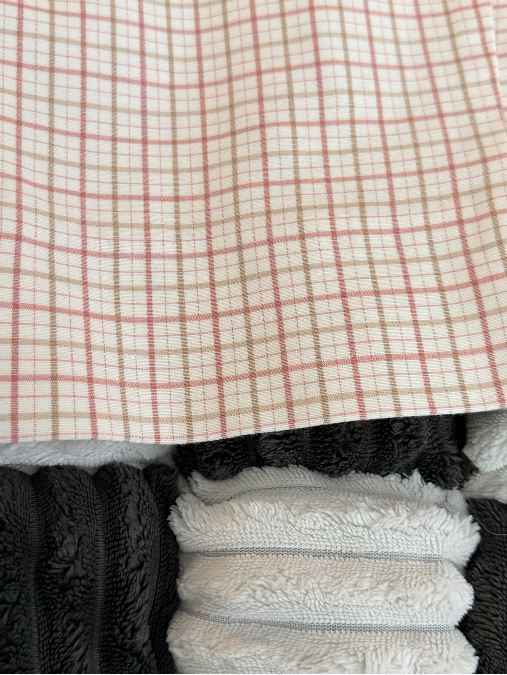 J. Jill Light Pink Windowpane Check Pants - Picture 2 of 5